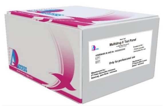 QUALITY ACCESS® Multi Drug 6 Test Panel (Mop, Met, Coc, Bzo, THC, Amp) 10test
